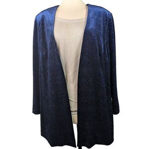 Elegant Navy Blue Women's Jacket